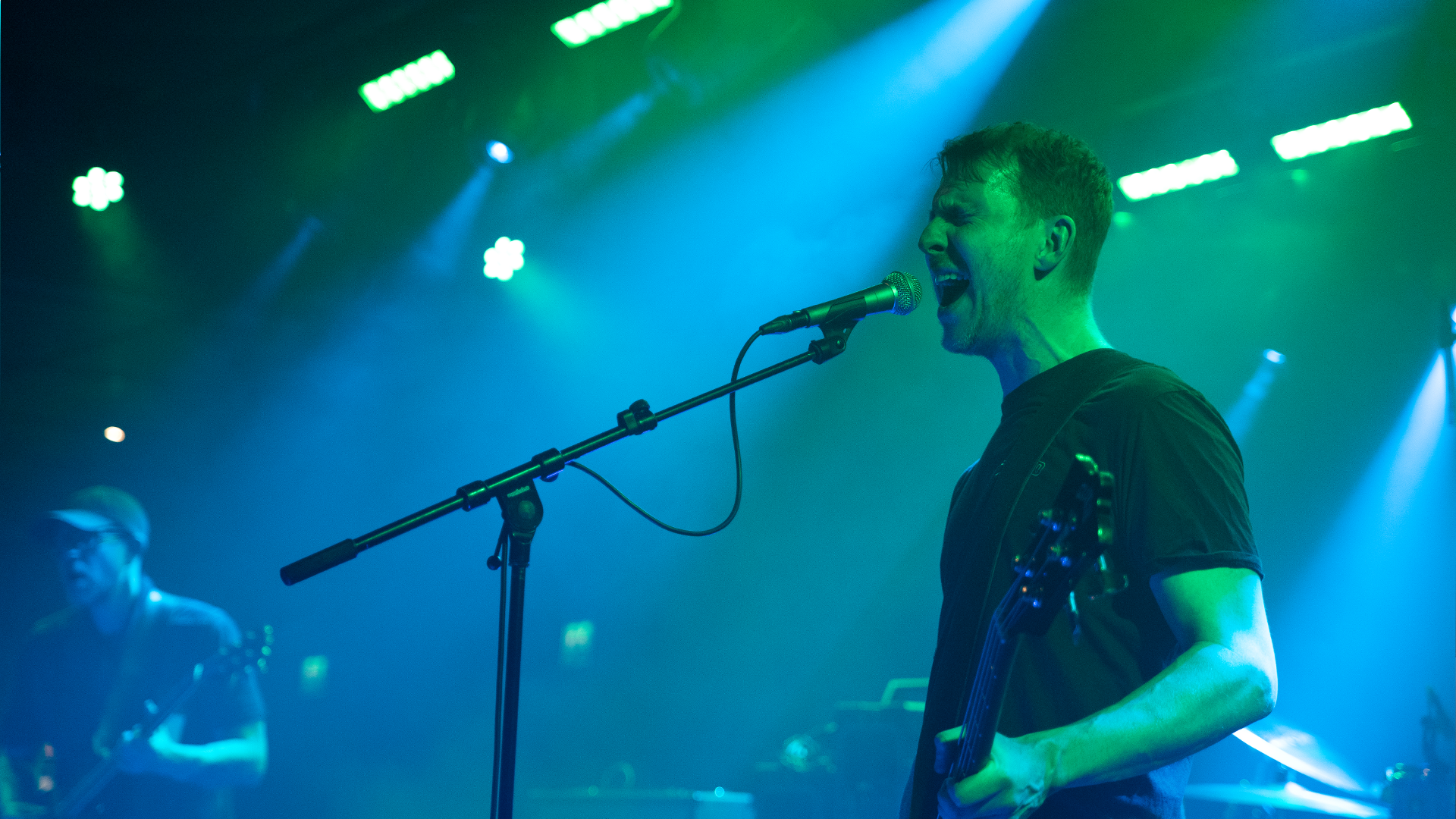 Martin Wegeland från bandet Domkraft. Foto:William Kärki