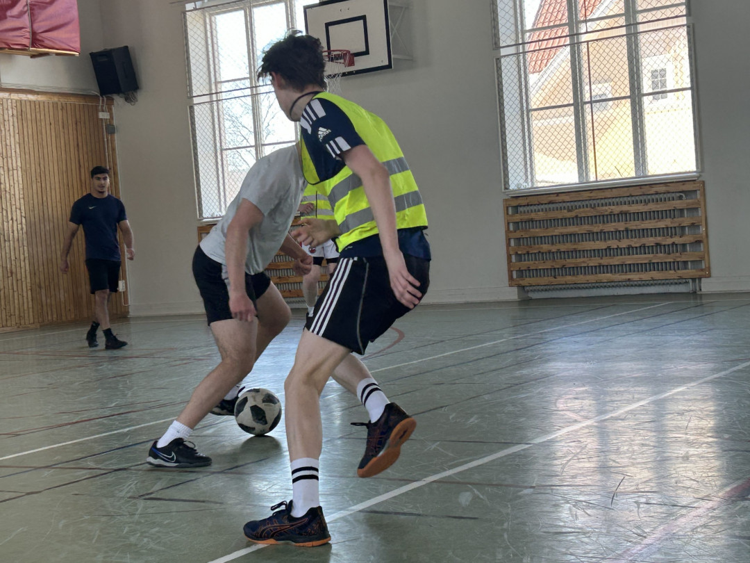 Bollsport fick pulsen att stiga bland studenter i Sundsvall